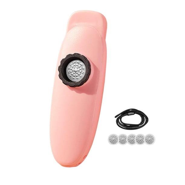 Kazoo - Instrumento musical de juguete ligero y portátil para niños con tono ajustable rosa