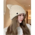 thumbnail image 5 of Babysbule Hats for Women Winter Winter Knitted Hats Fashion Cold Hat Cute Outdoor Warmth Thick Woolen Hats, 5 of 5