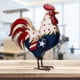 thumbnail image 5 of Estatua de gallo, decoración para hogar, artesanía de resina, decoración de césped, escultura de pollo para jardín, patio, interior, exterior, Gloria Estatua de gallo, 5 of 9