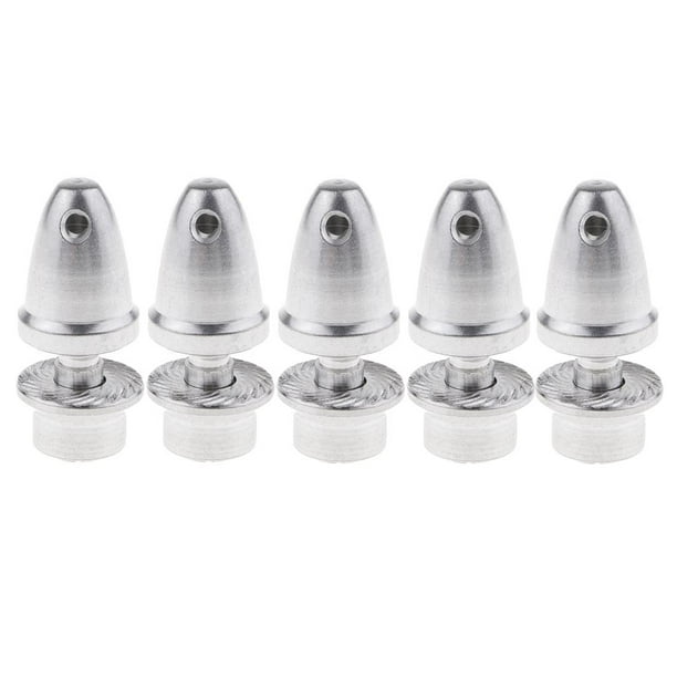 Abrazadera adaptadora de soporte de hélice de aluminio de 3-4 mm para motor de avión RC, 5 por 3.17mm