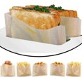 thumbnail image 1 of 6 Pcs Sac Grille-Pain Réutilisable Sacs de Cuisson Résistants aux Hautes Températures pour Grille-Pain, Micro-Ondes, Four, Grill (16 * 16cm), 1 of 5