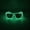 Green, variant on Ticikt Halloween Party Glasses LED Light Up Wireless EL Flash Glasses For Dance Rave Night Club Accessories Decoration