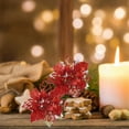 thumbnail image 4 of Flowers for Christmas Decorations Hydrangeas Artificial Flowers Wreath Flowers Artificial DIY Christmas Tree Garland Year Long Flowers Real Looking Artificial Flowers Decorative Floral, 4 of 7
