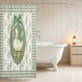 thumbnail image 3 of Erosebridal Duck Shower Curtain 72Wx72L for Girls, Green Rain Boots Waterproof Bathroom Curtain, 3 of 5
