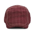 thumbnail image 4 of iHPH7 Flat Cap Beret Hat Men Casual Hats for Men Driving Cap Scally Cap for Men, Red One Size, 4 of 4