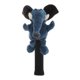 thumbnail image 1 of Funda de madera para palos de golf, ideal como regalo, bonita bolsa de golf. elefante azul, 1 of 9
