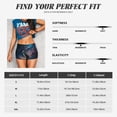 thumbnail image 5 of Sikiie Night Sky Wolf Print Workout Shorts Women Scrunch Butt Gym Shorts Seamless High Waist Tummy Control Yoga Biker Athletic Shorts, 5 of 5
