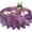 Purple Marble, variant on Round Tablecloth 60 Inch, St Patrick''s Day Green Shamrock Spring Table Cloth for Rustic Farmhouse Kitchen Decor, Wipeable Polyester Fabric Table Cover for Outdoor Holiday Party