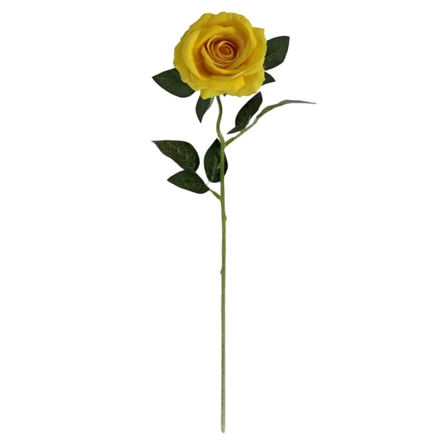 Chenmei Articles Essentiels Populaires pour la Maison : Fleurs Artificielles Roses Réalistes Longues Roses Rouges Bouquet pour Centre de Table de Mariage Décoration de la Maison et Saint-Valentin
