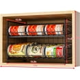 thumbnail image 6 of X-COSRACK 6-Tier Stackable Can Organizer for Pantry, Adjustable Gravity Can Dispenser Rack with Tilt Design, Heavy Duty Metal Storage Holder for Kitchen Cabinet, Soda & Canned Food, 6 of 9