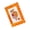 Orange, variant on NEXAVKPR Waves Shape Photo Frame Photo Display Holder Clear Acrylic Picture Frame Gift