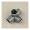thumbnail image 2 of 20mm 4 Way 10pcs PVC Hose Cross ConnectorJoint for Garden Irrigation Pipe Adapter Tube Parts DIY Tools ,Easy to Use, 2 of 3