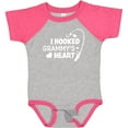 thumbnail image 3 of Inktastic I Hooked Grammy's Heart with Fishing Rod Boys or Girls Baby Bodysuit, 3 of 5