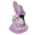 thumbnail image 3 of Muñecas de porcelana victoriana Elegantes figuras de mujer Muñeca de cerámica w / soporte de madera, 3 of 3
