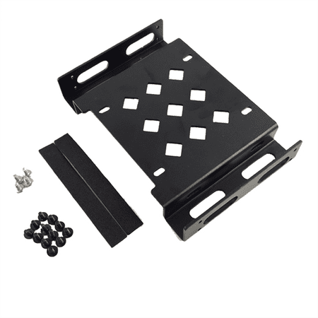 

5.25 Inch Internal Mounting Frame Installable 2.5 Inch and 3.5 Inch SSD/HDD Harddisk Bay Black
