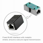 2 Pack RJ45 Coupler Inline Connector Cat7 Cat6 Cat5e Ethernet Extender Adapter Female to Female