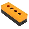 thumbnail image 4 of BX4 22mm Quatre Trous Bouton Poussoir Control Boîtier de Protection Étanche (Jaune), 4 of 10