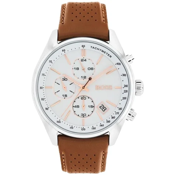 Grand Prix Chronograph 1513475 Brown Men's Quartz Watch