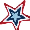 thumbnail image 4 of Patriotic Star Shaped 4th Of July Throw Pillow, 4 of 4