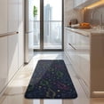 thumbnail image 4 of Colorful Doodle Dinosaurs Dark Pattern Kitchen Rug Mat,Kitchen Runner Rugs Non Skid Washable,Decorative Kitchen Floor Mats for Kitchen,Sink,Laundry,17"x47.2", 4 of 7