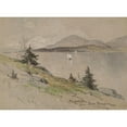 thumbnail image 3 of George Henry Smillie 14x11 Black Modern Framed Museum Art Print Titled - Newport Mountain from Bald Porcupine, 3 of 5