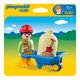 thumbnail image 2 of Trabajador con Carretilla Playmobil 1.2.3, 2 of 3