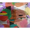 thumbnail image 5 of oneOone Viscose Chiffon Amethyst Fabric Abstracts Sewing Material Print Fabric By The Yard 42 Inch Wide, 5 of 5