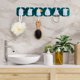 thumbnail image 3 of Of Hanging Adhesive Hooks No Hole Punching Non-marking Self-adhesive Hooks Corner Sticker Hooks Bathroom Kitchen Cloak Hooks, 3 of 5