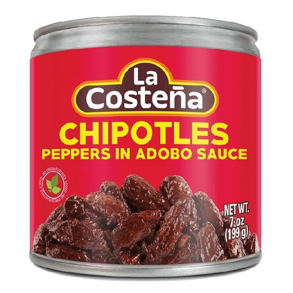 Pack of 12, La Costena Chipotle Peppers in Adobo Sauce, 7 oz