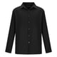 thumbnail image 3 of pstuiky camisas de manga larga para hombre, Camisa informal de moda para hombre, cuello vuelto, manga larga, transpirable, blusa salir tops m, 3 of 5