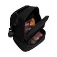 thumbnail image 2 of Unique Bargains Insulated Lunch Bag with Adjustable Shoulder Strap Black 410 oz, 2 of 7