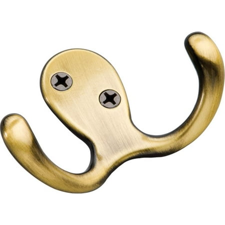 - Utility Hooks Collection - Hook (Set of 10) (Antique Brass)