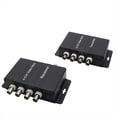thumbnail image 2 of 4 Channel Video Splitter, 4 Channel CCTV Video Multiplexer,Video Splitter with Analog Color Quad Processor,2 * video splitter,Black, 2 of 8