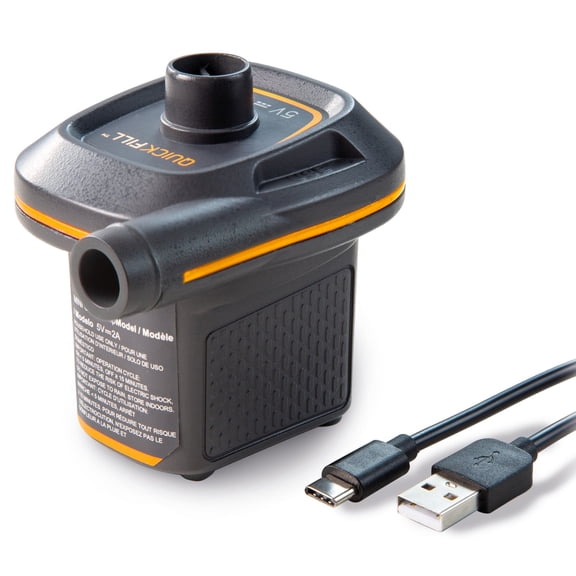 Intex Mini USB Powered Air Pump with 3 Nozzles for Mattresses and Inflatables