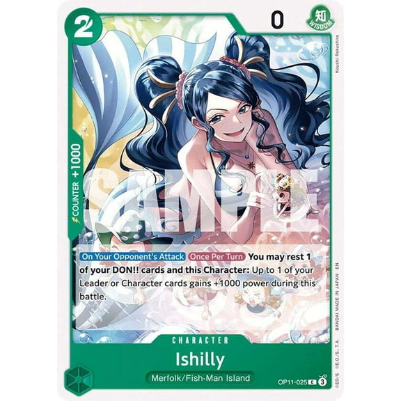 One Piece A Fist of Divine Speed Common Ishilly OP11-025