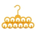 thumbnail image 2 of Organisateurs et Rangement de Garde-Robe, Cintres pour Pantalons Gain de Place avec 11 Crochets, Cintres Multifonctions pour Jeans, Jupes, Chapeaux, Foulards, Chaussettes Jaune 8,26 X 11,81 Pieds', 2 of 7