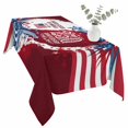 thumbnail image 2 of Anniversary USA Table Cloth Waterproof Tablecloths, 4th of July 1776-2026 American Flag Tablecloth Dining Table Cover for Kitchen Party Tabletop Outdoor, Rectangle Tablecloth 60x120 Inch, 2 of 9