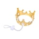 thumbnail image 4 of Corona para fiesta de cumpleaños de mascotas: con correa ajustable, gorro de corona para perros pequeños, ideal para fiestas de cumpleaños, bodas y eventos festivos. Dorada., 4 of 7