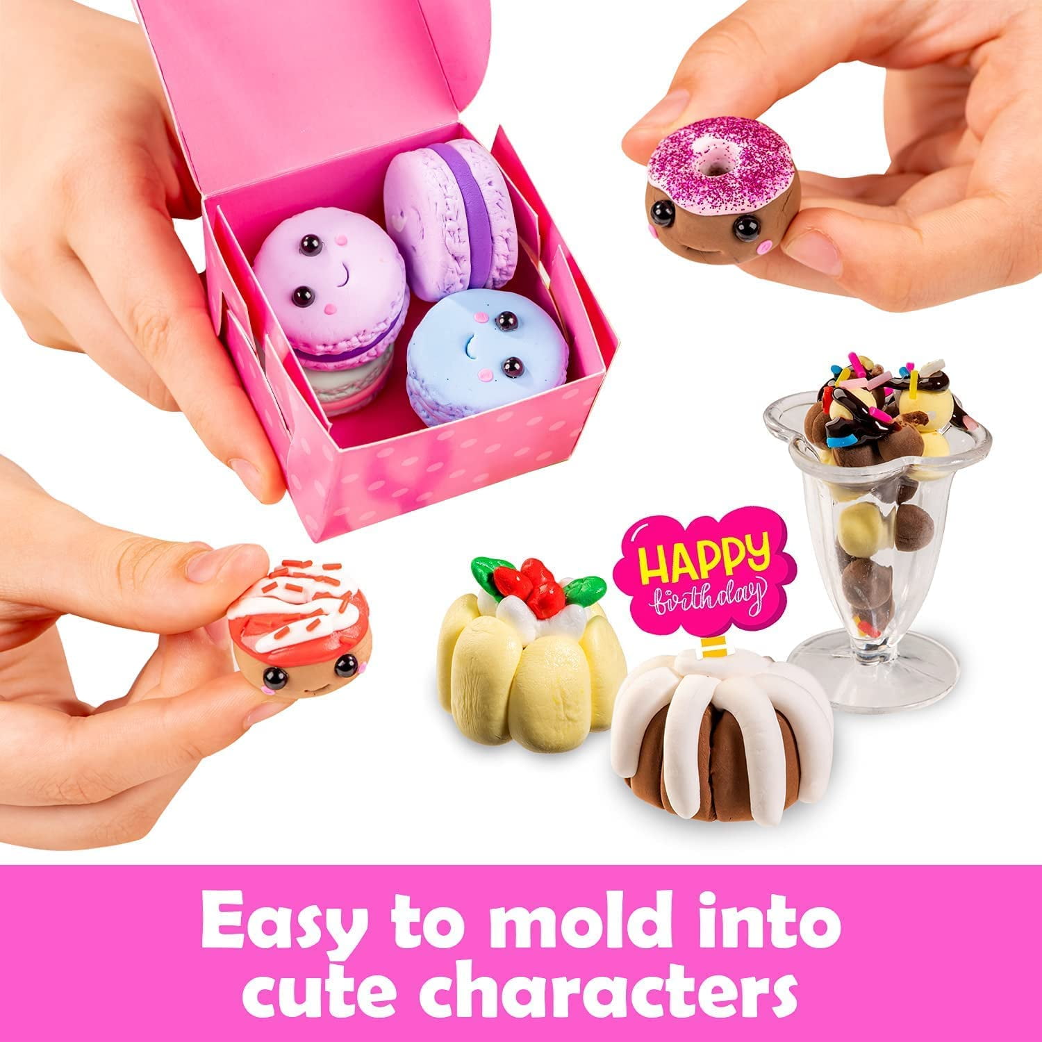 Original Stationery Mini World Food Air Dry Clay Kit with Modeling