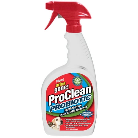 Urine Gone ProClean Multi-Surface Stain and Odor Remover Cleaner with UV Black Light, 20 fl oz