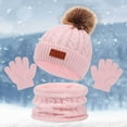 thumbnail image 2 of Hat for Women Winter Hat Children's Hats Scarves Gloves Three Piece Autumn And Winter New Warm Baby Hats, 2 of 3