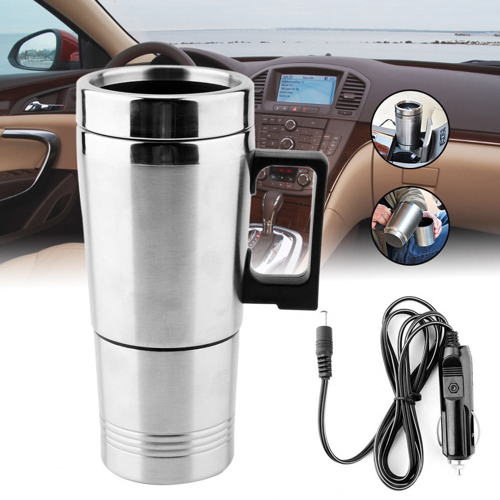 Heating Auto Travel Mug Insulated Thermos Hot Beverages-2