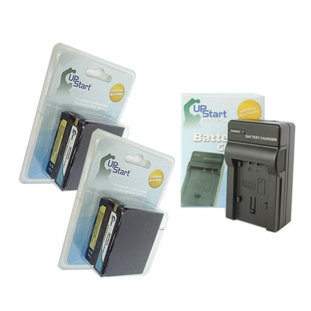 2x Pack - Sony HDR-FX7 Battery + Charger - High Capacity Replacement for Sony NP-F970 Digital Camera Battery and Charger (6600mAh  7.4V  Lithium-Ion)