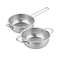 thumbnail image 2 of serony Stainless Steel Filter with Long Handle for Washing Vegetables Fruits Kitchen Tool, 2 of 5