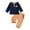 A-3-471-Blue, variant on Caqnni Toddler Baby Girl Fall Outfits Long Sleeve Crew Neck Pullover Sweatshirt Jogger Pants Set Winter Clothes for Girls 6 9 12 18 24 Months Pajamas & Dailywear Set,2-3 Years,White