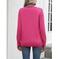thumbnail image 6 of Zeagoo Womens Fall Sweaters Long Sleeve Tops Classic Crew Neck Pullover Sweaters Loose Dressy Blue Basic Tops, 6 of 6