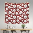 thumbnail image 2 of Sikiie Cute Baseball tapestry wall hanging home decor for bedrooms, living rooms, dorms 60x51in, 2 of 6