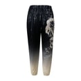 thumbnail image 5 of Pantalones de chándal sueltos con estampado degradado a la moda para mujer, pantalones casuales de cintura alta Fridja  hfkajh99884, 5 of 5