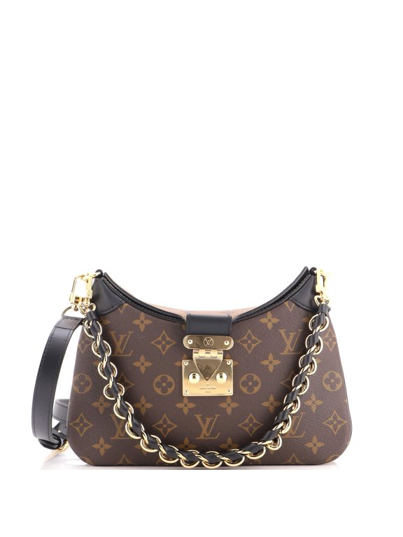 Pre-Owned LV Twinny Handbag Monogram Canvas and Reverse Monogram Canvas with Leather By Rebag