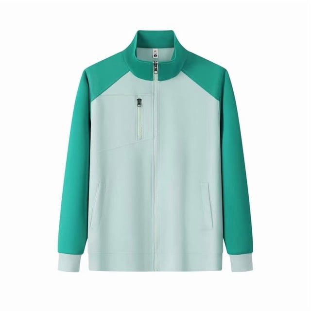 Women's Long Sleeved Zipper Buckle Solid Color Pocket Casual Hooded Sweatshirt